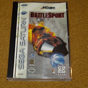 Custom printed Battle Sport Sega Saturn manual, & case insert (see variations below)