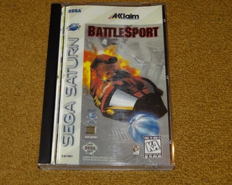 Custom printed Battle Sport Sega Saturn manual, & case insert (see variations below)