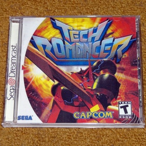 Custom printed Tech Romancer Sega Dreamcast manual, case & case insert (see variations)