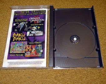 Custom Printed Golden Axe the Duel Sega Saturn Reprinted Manual
