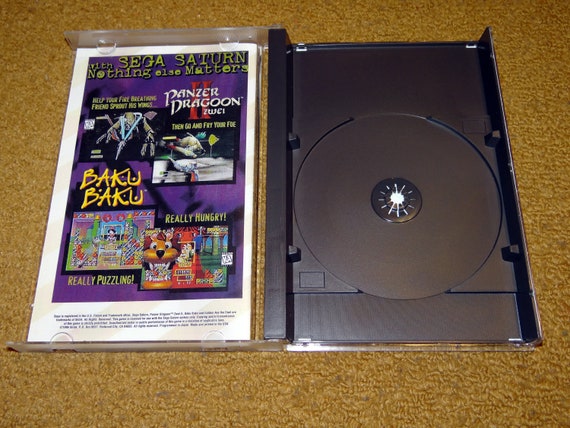 Custom Printed Golden Axe the Duel Sega Saturn Reprinted Manual