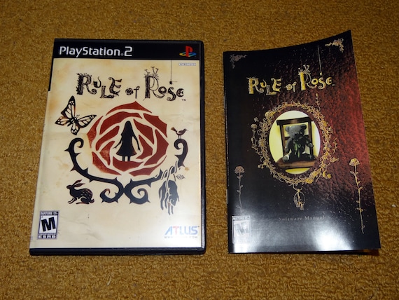 Custom printed Rule of Rose Playstation 2 manual case insert ...