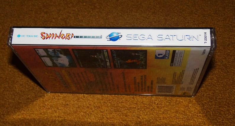 Custom printed Shinobi Legions Sega Saturn manual, & case insert see variations below image 2