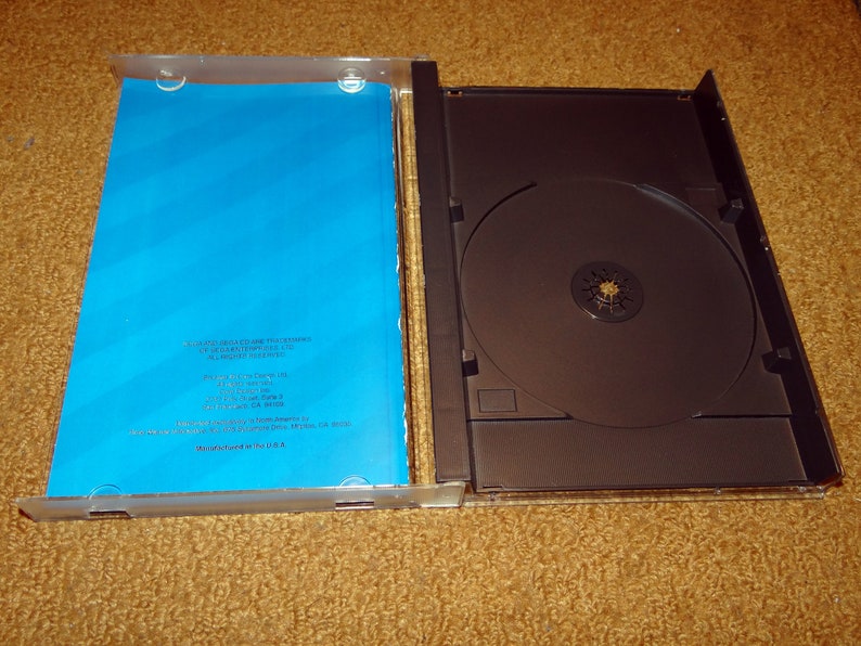 Custom printed Soul Star Sega CD manual, & case insert see variations NO CASE image 3