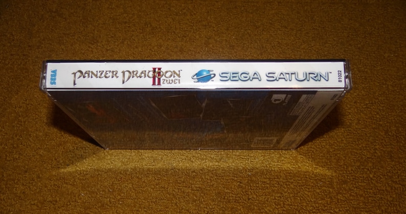 see variations below Sega Saturn manual case /& case insert Custom printed Panzer Dragoon Zwei II