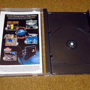 Custom printed Enemy Zero Sega Saturn manual, & case insert see variations below image 3