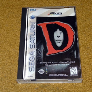 Custom printed D Sega Saturn manual, & case insert (see variations below)