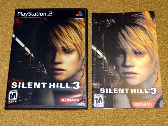 Custom Printed Silent Hill 3 Playstation 2 Manual Case & Case 