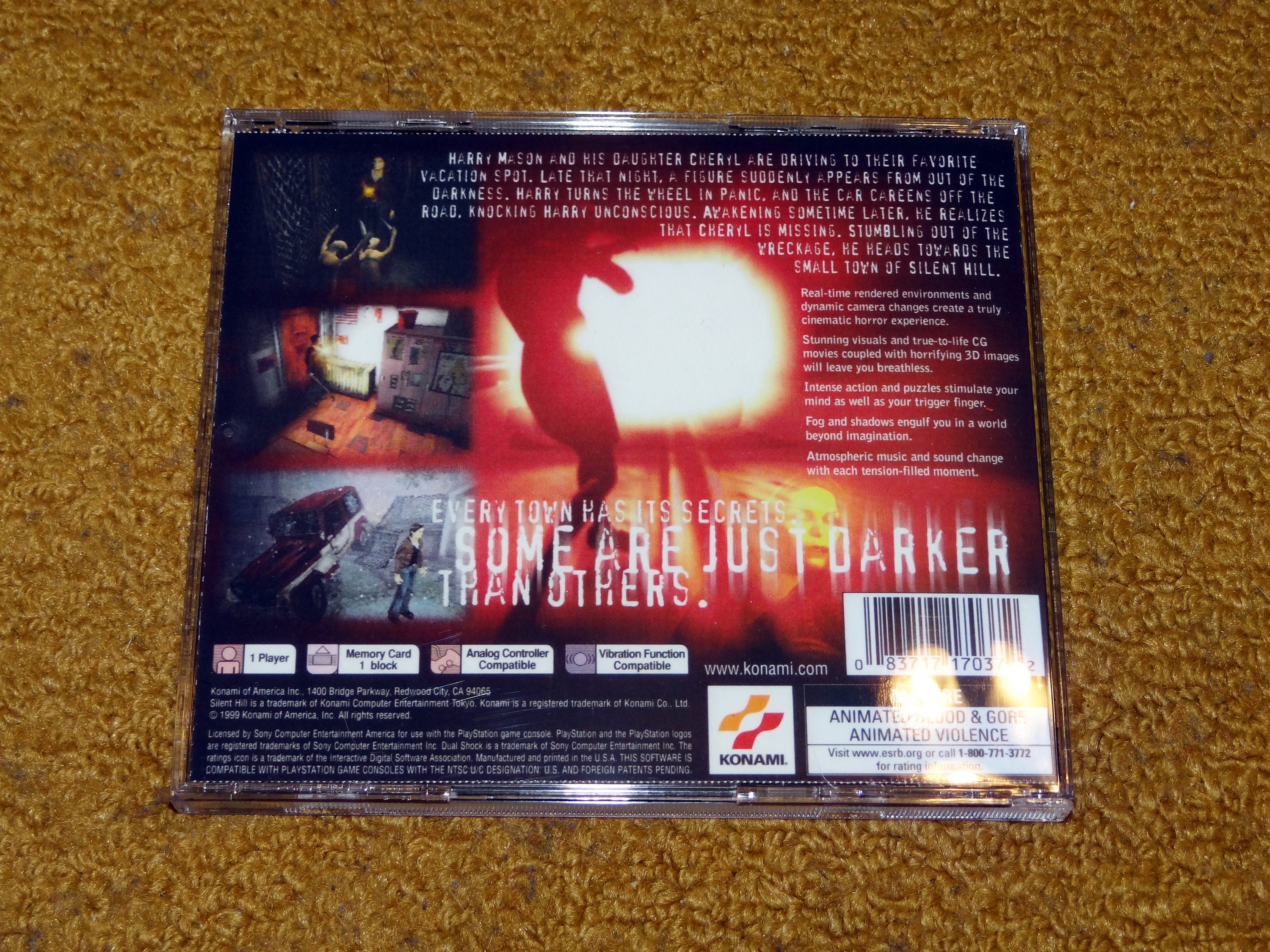 Custom Printed Silent Hill Playstation Manual Case Insert and Etsy