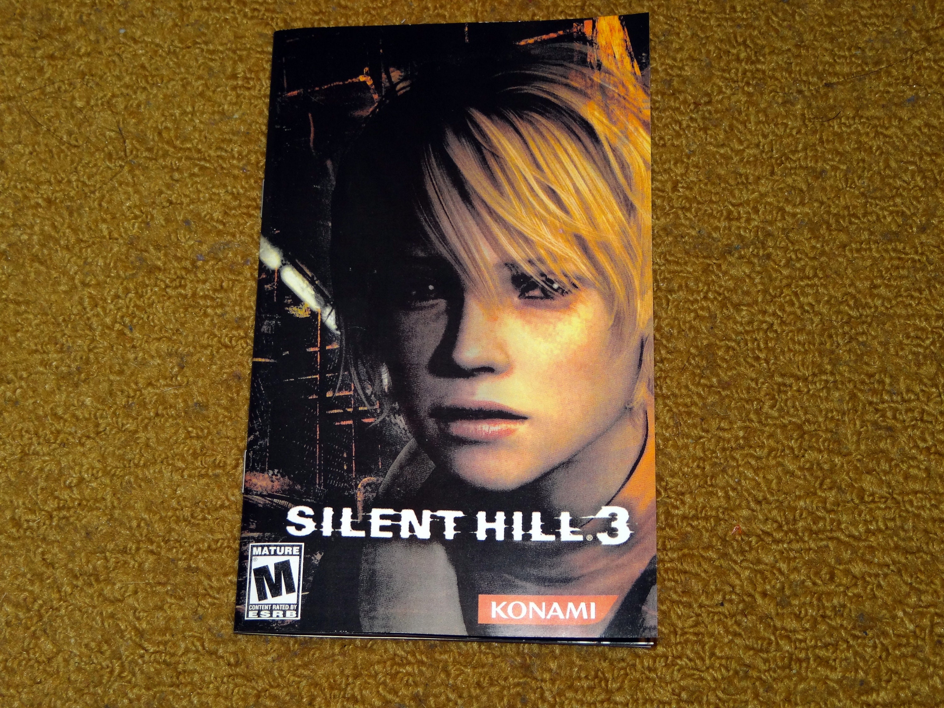 Silent Hill 3 With Manual Reprint Sony Playstation 2 Custom 