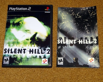 Custom printed Silent Hill 2 Playstation 2 Manual, Case & Case Insert