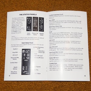 Custom printed Dungeon Explorer Sega CD manual, & case insert see variations below image 5