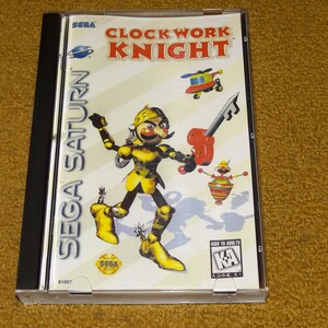 Custom printed Clockwork Knight Sega Saturn manual, & case insert (see variations below)
