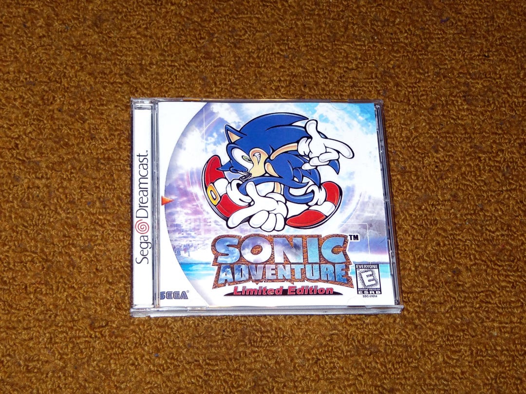 Custom Printed Sonic Adventure Limited Edition Sega Dreamcast