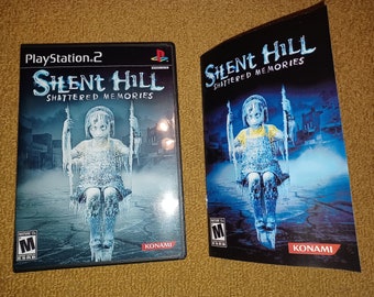 Custom printed Silent Hill Shattered Memories Playstation 2 manual, case & case insert (see variations below)
