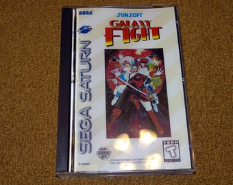 Custom printed Galaxy Fight Sega Saturn manual, & case insert (see variations below)