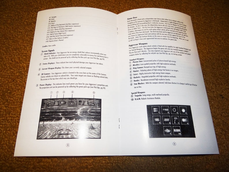 Custom printed Soul Star Sega CD manual, & case insert see variations NO CASE image 4