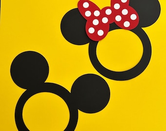 12 - 48 count of Preschool Kindergarten Walt Disney Mickey and Minnie Mouse Classroom Picture Frames