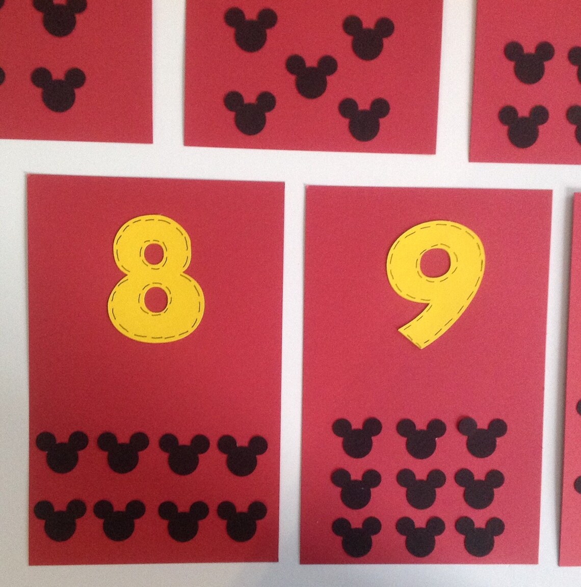 Preschool Kindergarten Classroom Disney Mickey Minnie Mouse 1-10 ...