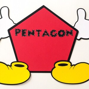 ADDITIONAL SHAPES ONLY*** for Mickey Mouse Shapes Preschool Kindergarten Classroom School ...