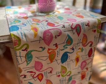 Pink Flamingo | Table Runner | Candle |