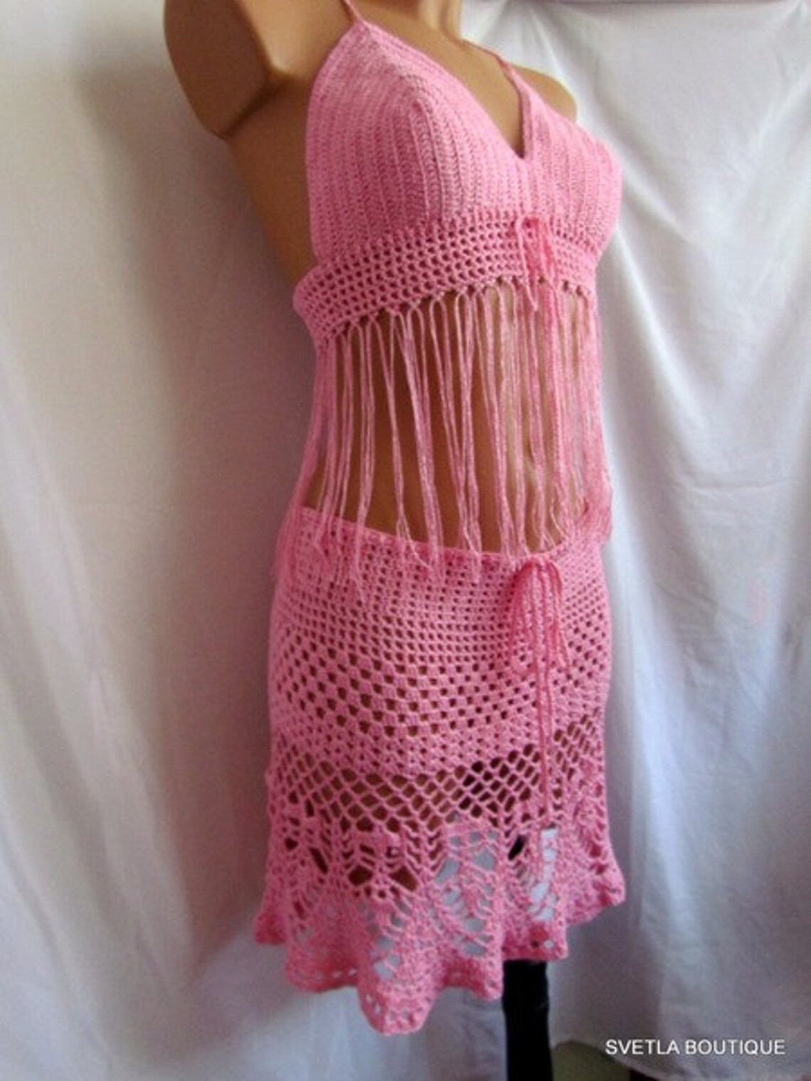 Mini Skirt Crochet Beachbeach Pareocrocheted Exercise Skirt - Etsy