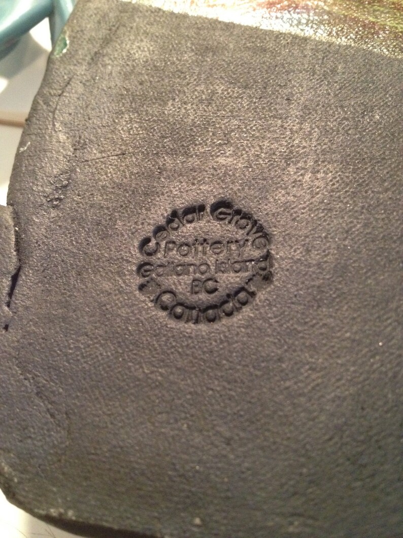 Cedar Grove Pottery Vase Galiano Island BC Canada Ikebana Etsy