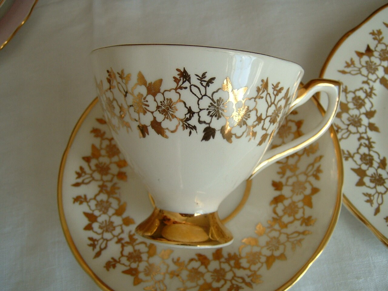 A Very Pretty Tea Set Trio Lovely China Etsy