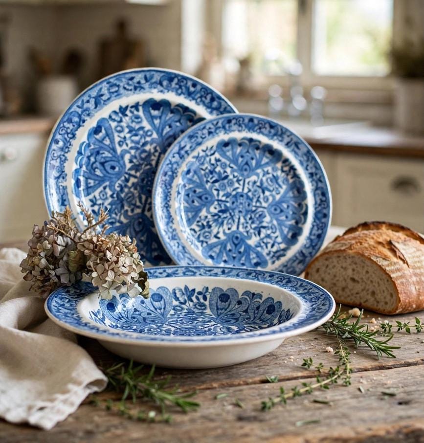  CREAMWARE ヴィンテージ　アンティーク　プレート CREAMWARE ヴィンテージ アンティーク プレート An Antique English