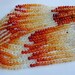 Natural AAAA quality Fire Opal shaded smooth plain round beads size 4-4.5mm sold per 14-inch strand GW142