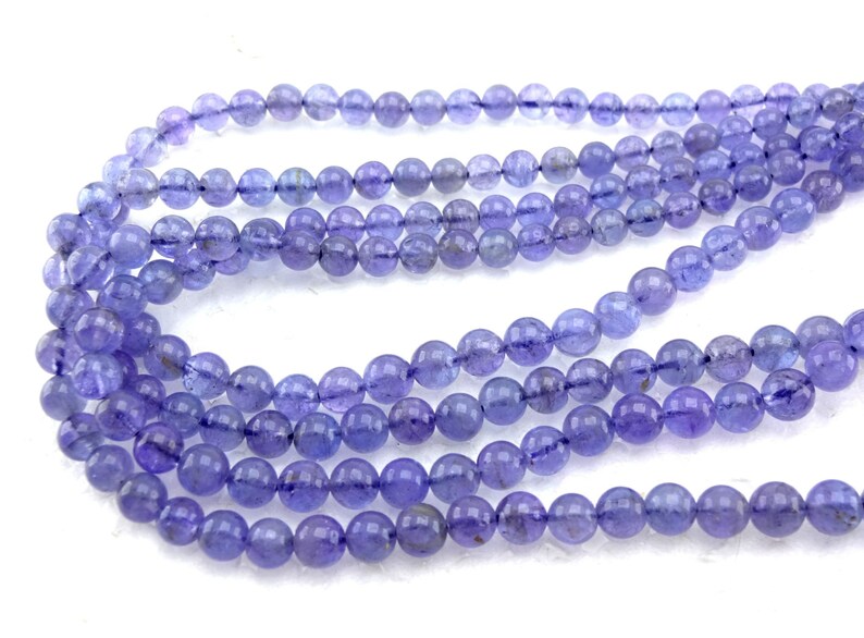 Tanzanite Smooth Plain Round Beads Tanzanite Plain Ball Beads Etsy