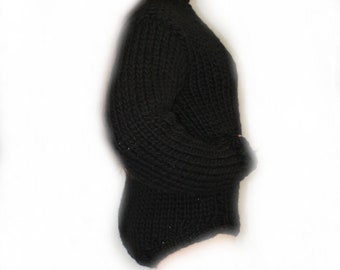 Body de punto grueso de 2 kg con cuello alto, traje de punto de lana virgen, ropa interior de punto de una pieza para hombre de Strickolino