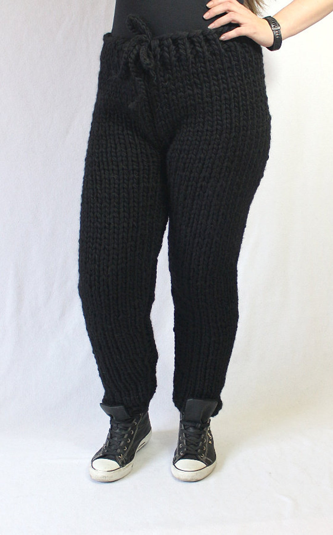 2kg Leggins Chunky Knit Thick Knit Wool Pants Wool Trousers Etsy Sweden