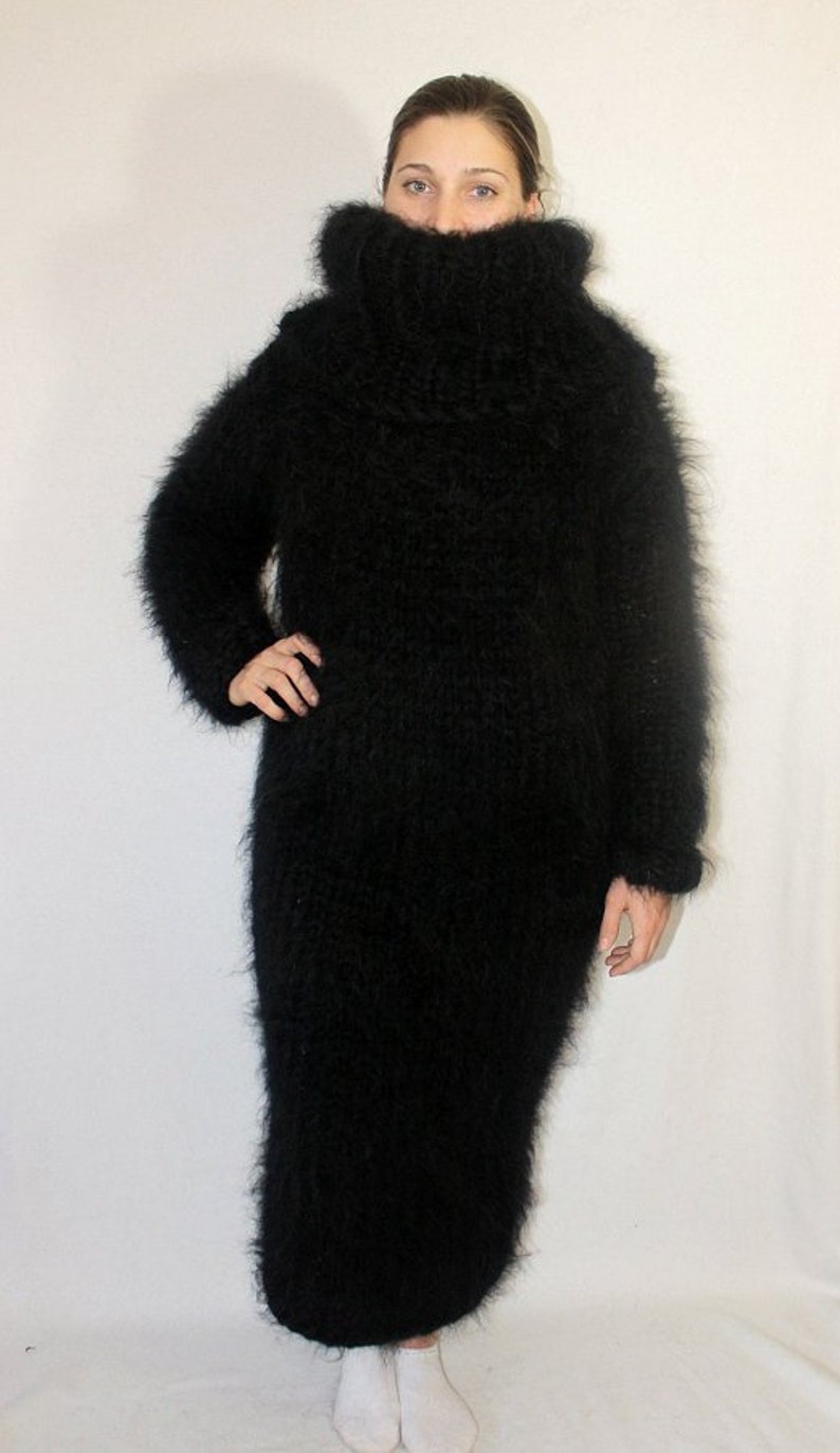 thick knit sweater dress