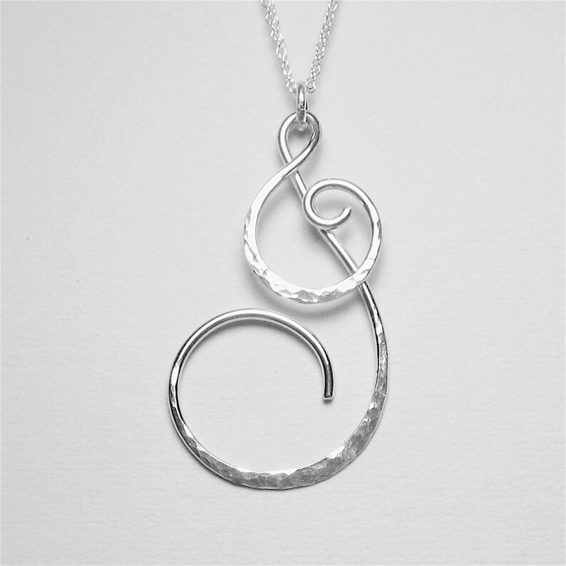 Letter J Necklace Letter Necklace Personalized Necklace Large Etsy