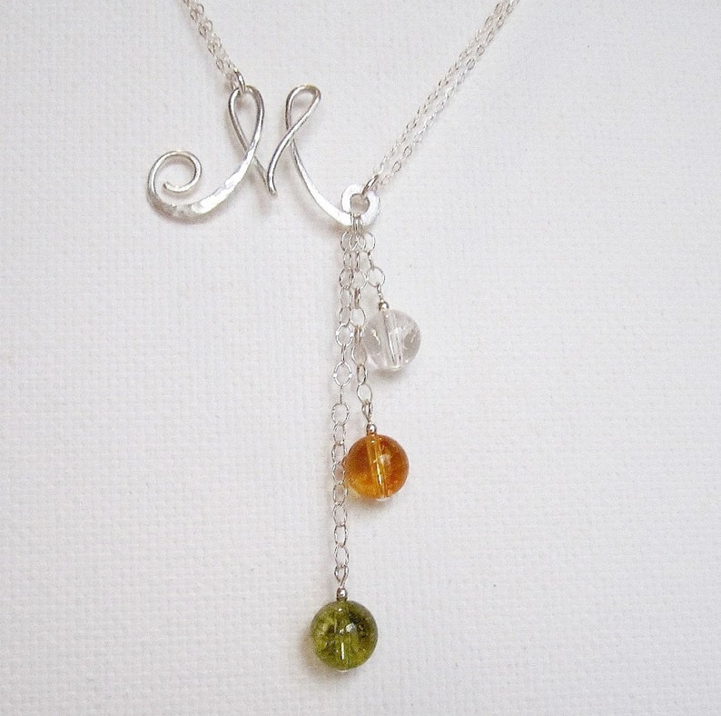 Mothers Day Gift Family Birthstone Necklace Personalized Mothers Day Gift Custom Family Necklace Birthstone Necklace Mom Necklace
