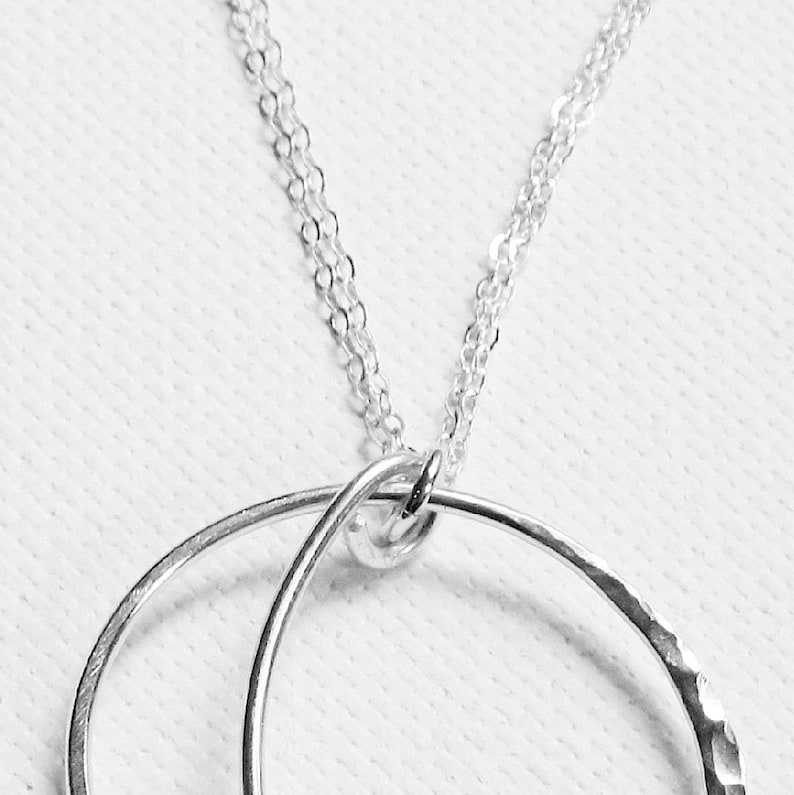 Personalized Necklace Letter Necklace Initial Necklace Letter D Necklace Large Initial D Necklace Hammered Personalized Letter Necklace