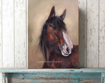 RUSKINGTON KENNY, Shire Horse Fine Art Giclee Prints from my Acrylic on Canvas Equestrian Painting