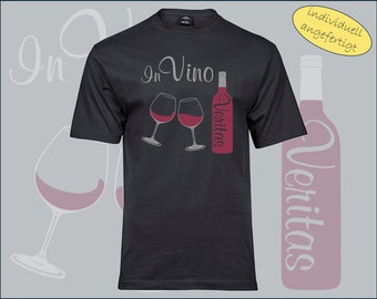 Hochwertiges Herren T-Shirt - In Vino Veritas