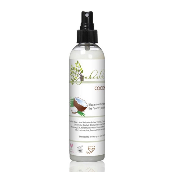 Coconut Hair Conditioner Juice Leave In Spray Coconut Milk Etsy