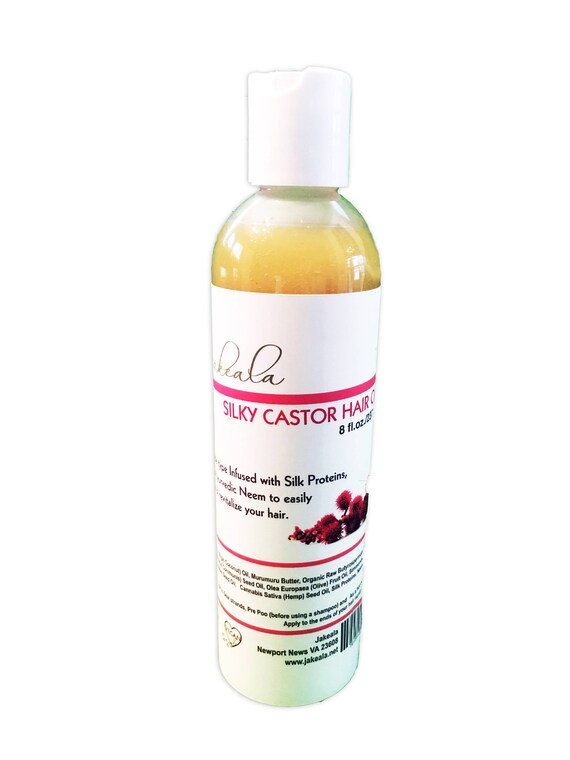Silky Hair Oil Castor Murumuru Shea Coconut Oil Natural Etsy