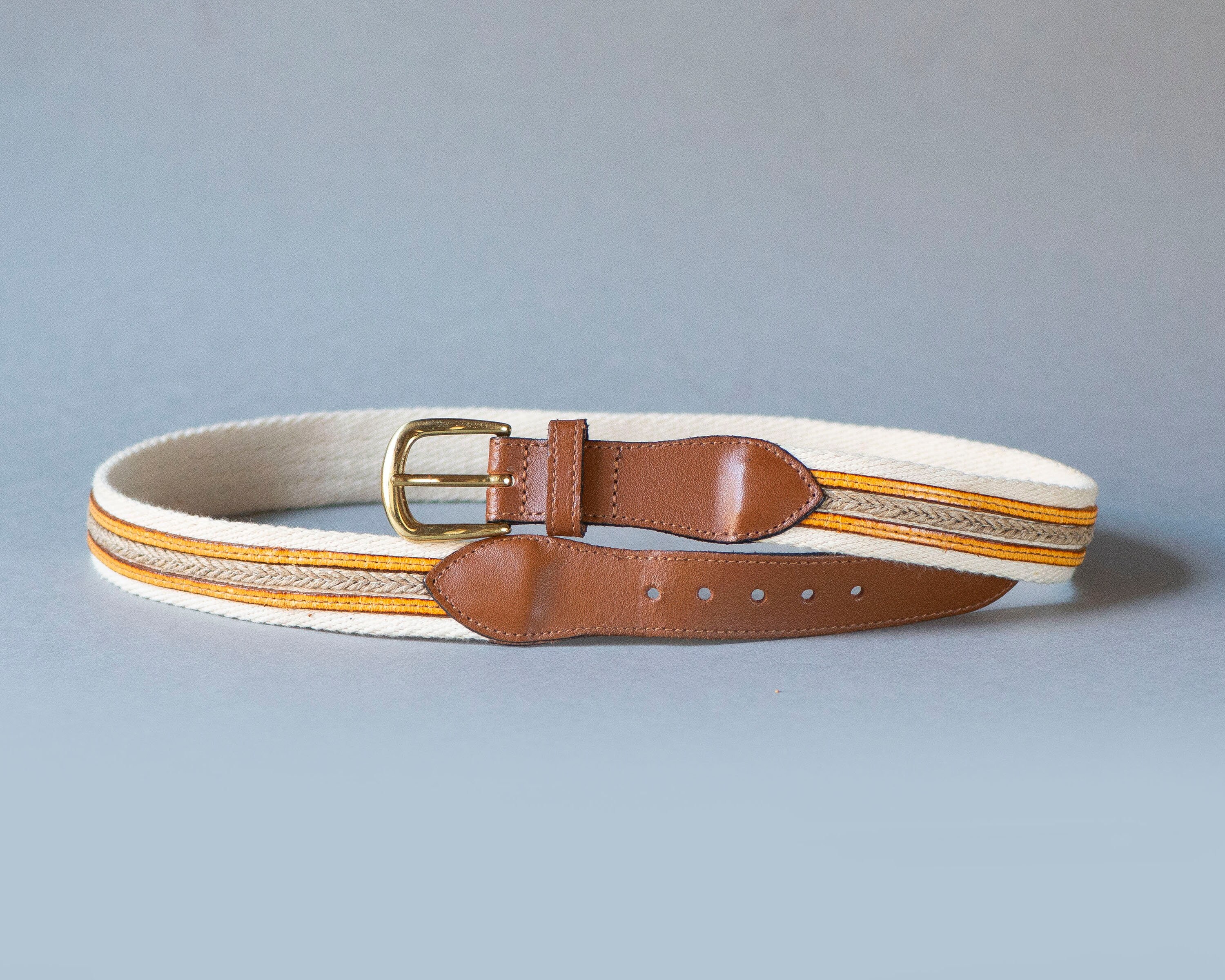 New Coach Women’s “Mustard” Color Leather Belt/ Brass Buckle Size S Coach Buckles - Etsy main image 4