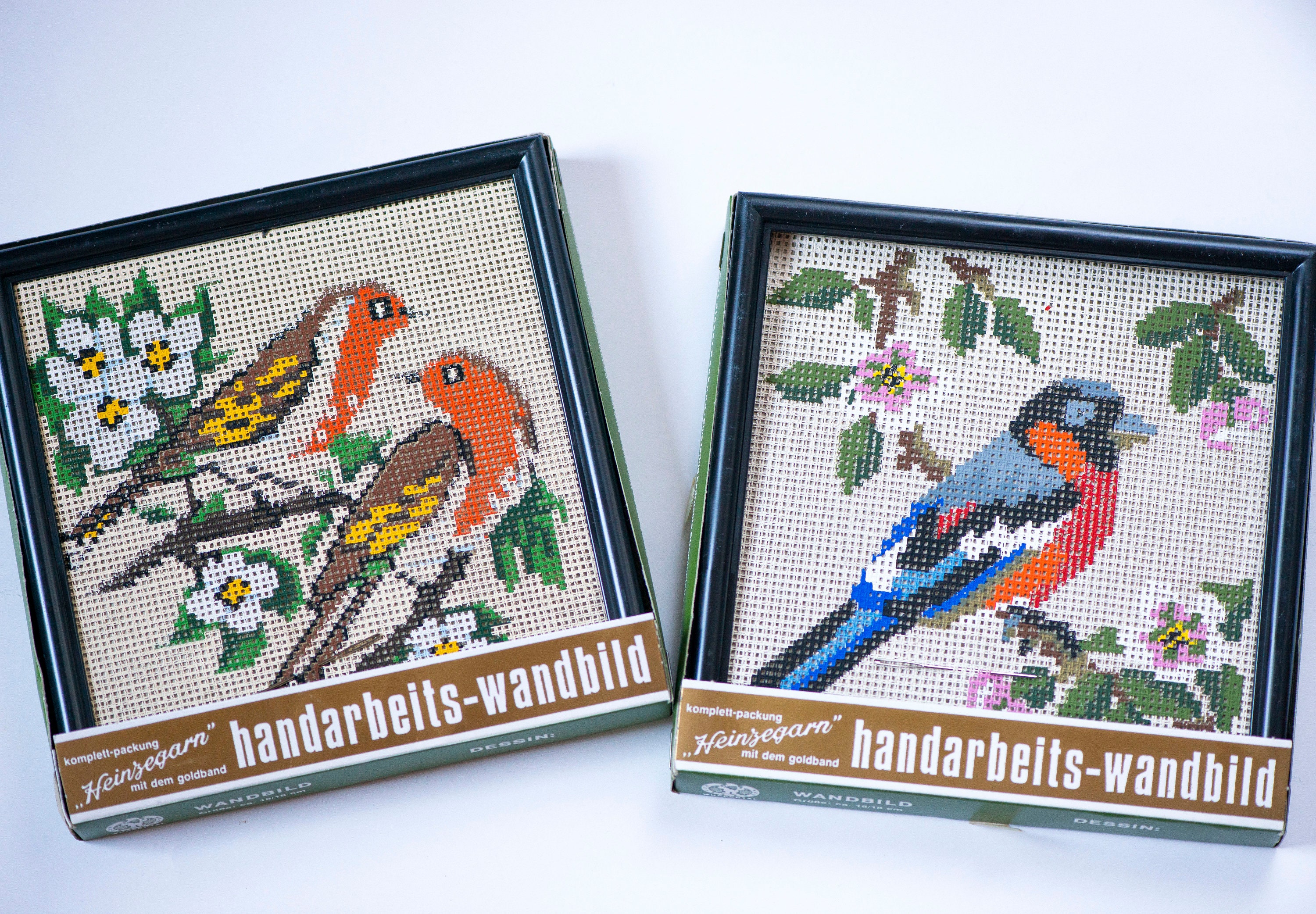 Stacked Birds Needlepoint Kit  Needlepoint Stitches for Birds