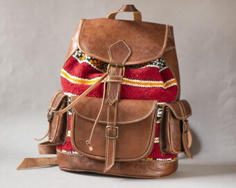 Eiyye Boho Crochet Backpack For Women, Handmade