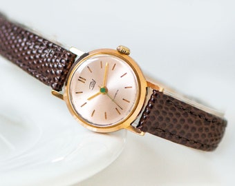 Authentic Rosemont Swiss Gold Plated Women Wrist Watch Swiss Made Quartz Watch Elegant Women Watch Etsy