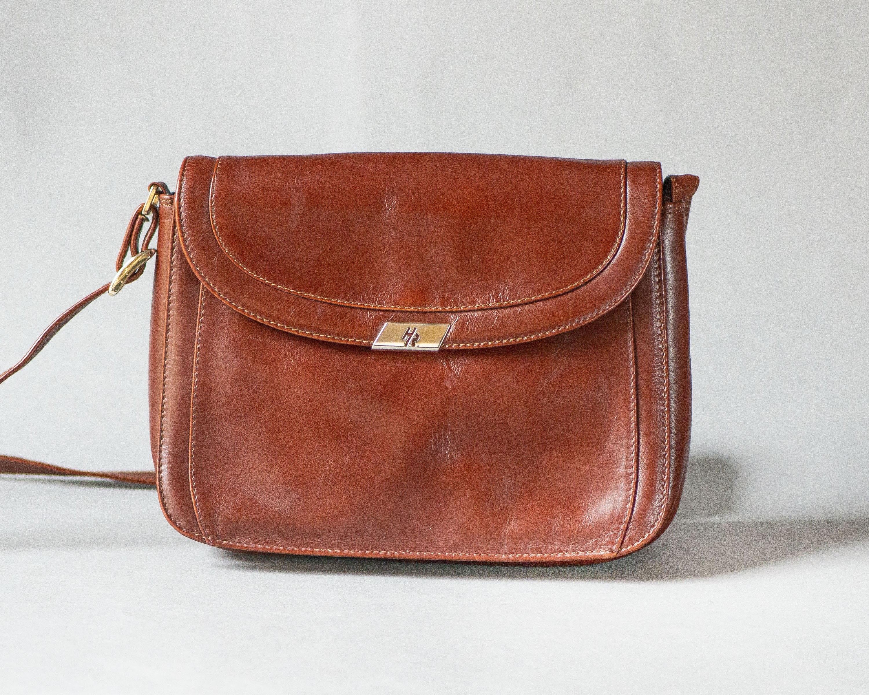 Tan Brown Women's Crossbody Bag Genuine Leather Vintage. Etsy
