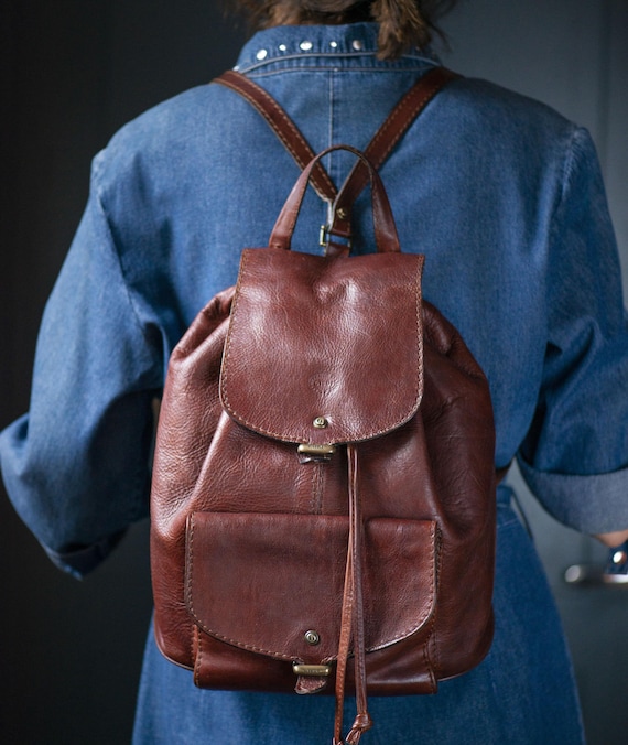 Cuir Femme Sac A Dos Cuir Veritable Sac à Dos Cuir Véritable Femme