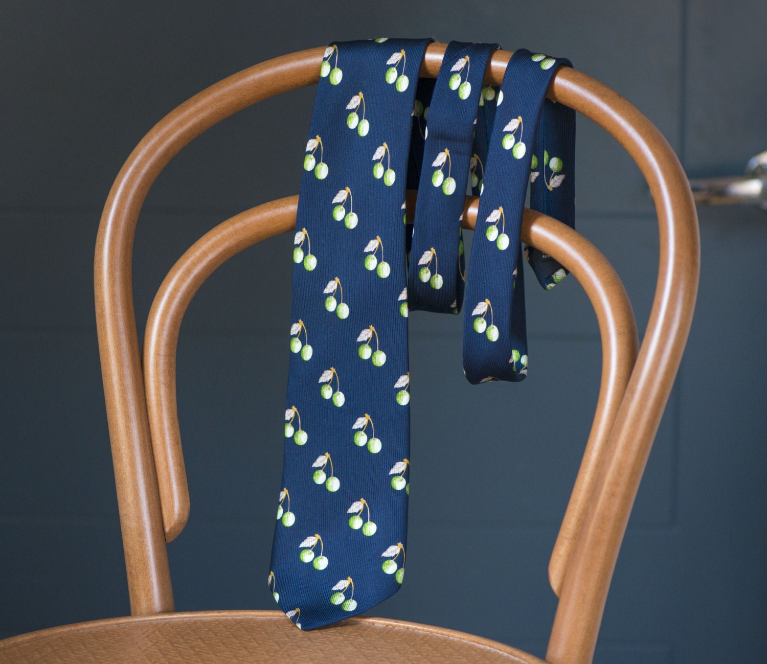Cravate vintage imprimé cerise cravate en soie fun cerises - Etsy Canada