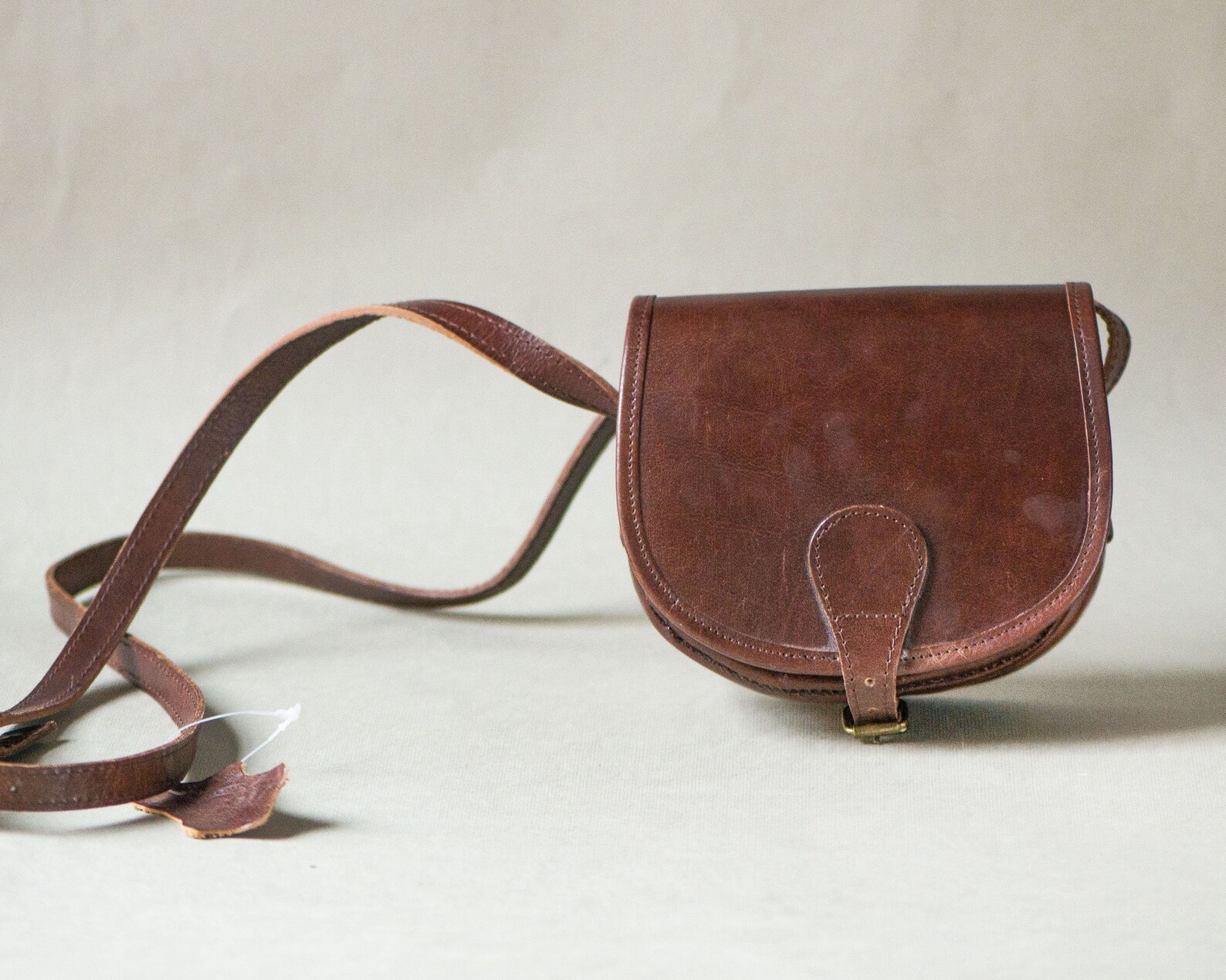 Dark Burgundy Brown Saddle Bag for Women. Crossbody Bag Sturdy Etsy