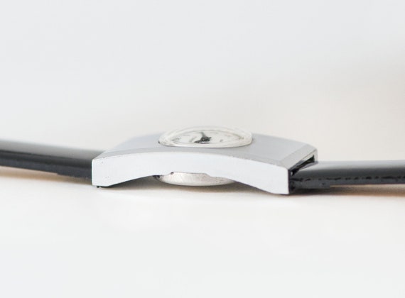 Rectangular women watch silver shade CHAIKA vinta… - image 7